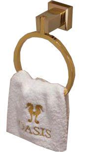 Полотенцедержатель-кольцо d15см, (цв. золото), Oasis ZZ