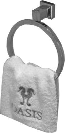 Полотенцедержатель-кольцо d25см, (цв. хром), Oasis ZZ