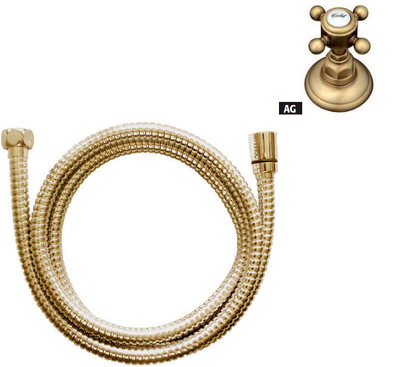 Шланг для душа 200 см 1/2x1/2 (цв. Antique gold), Nicolazzi ZZ