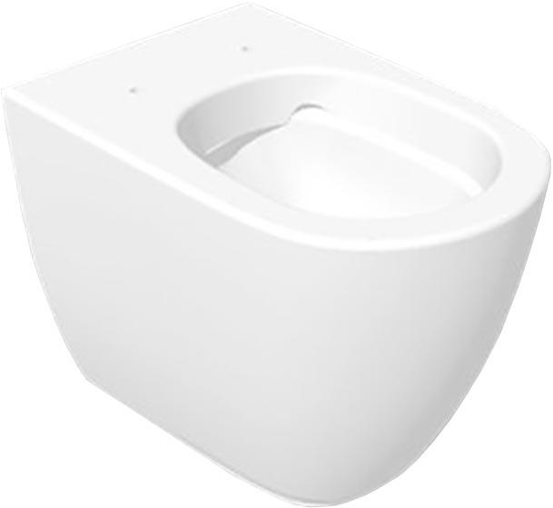 Унитаз приставной 35,5х54см, без сиденья, крепёж в компл., Fusion ZZ