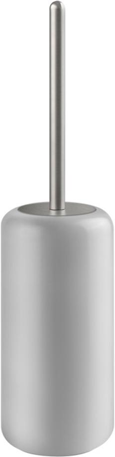 Ёрш напольный, (белая керамика, цв. хром шлифован.), Goccia ZZ