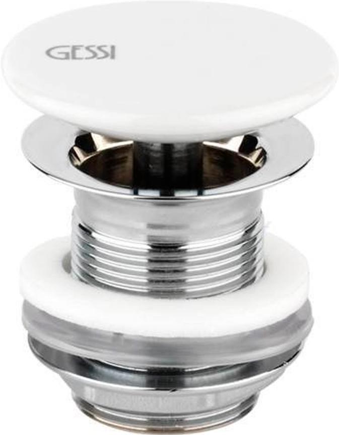 Донный клапан свободного слива 1 1/4, без перелива, дла раковин, (пробка керамическая), Gessi ZZ