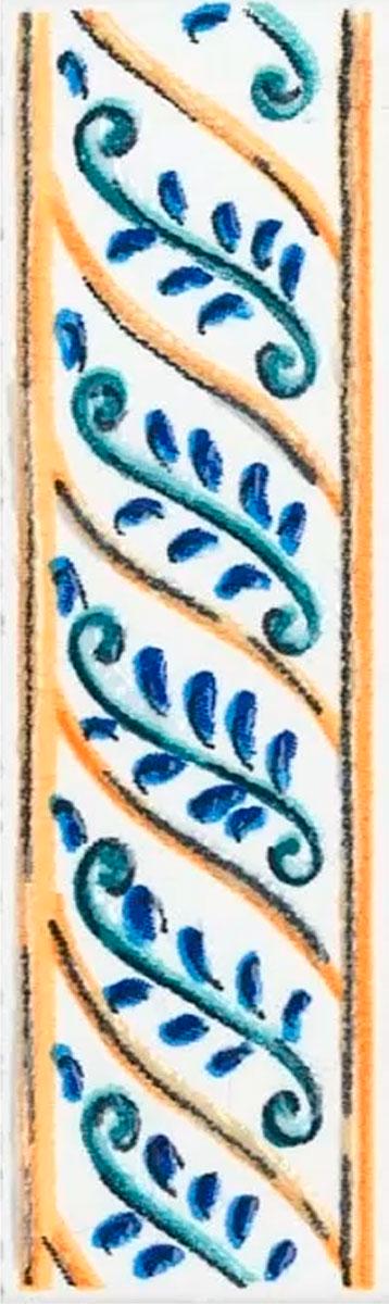 Бордюр Капри майолика А493|3х9.9