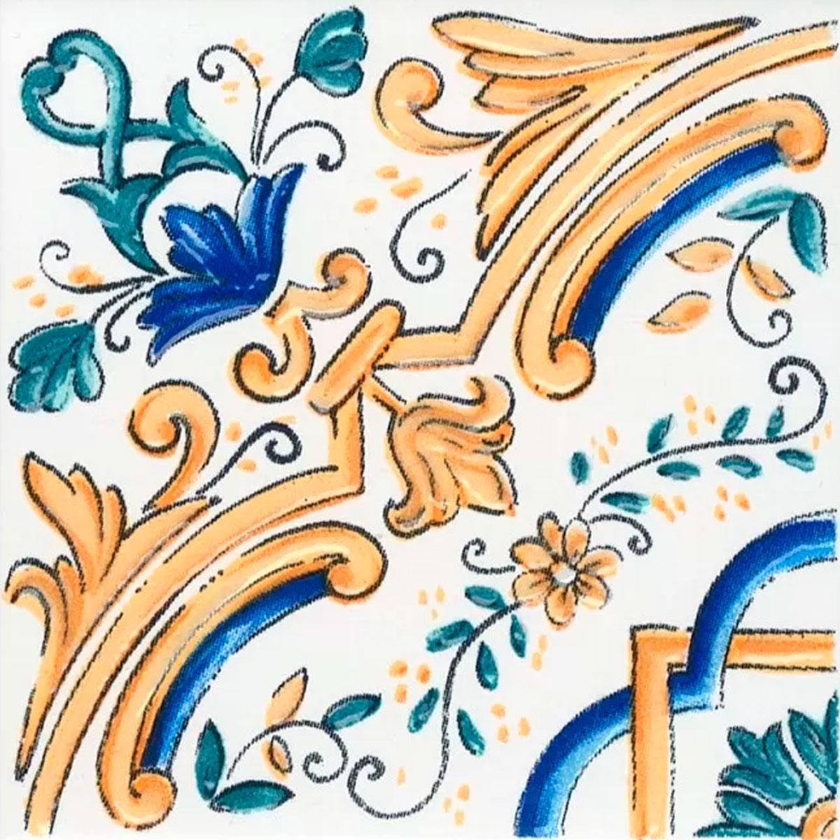 Вставка Капри майолика А484|9.9х9.9