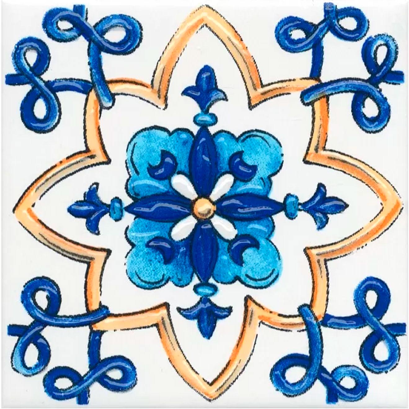 Вставка Капри майолика А486|9.9х9.9