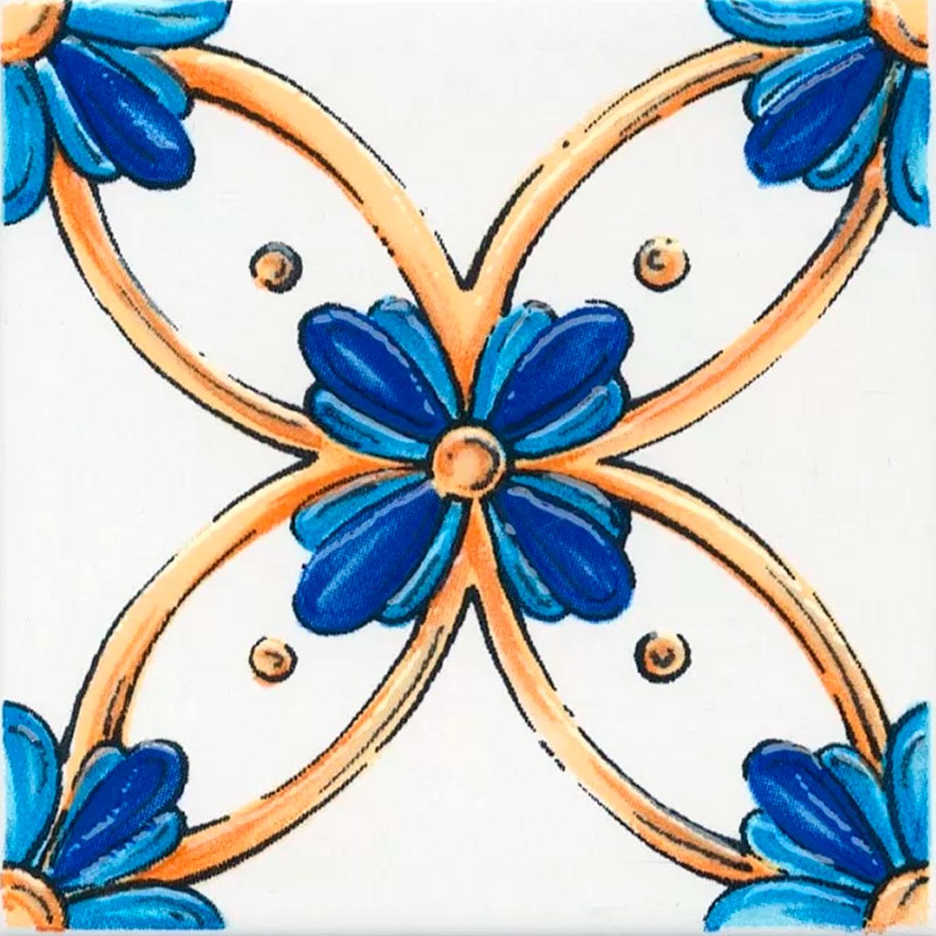 Вставка Капри майолика А488|9.9х9.9