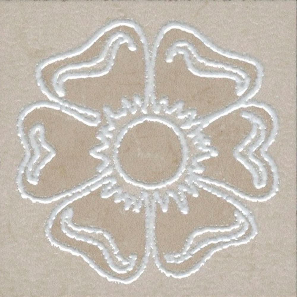 Декор Монсанту бежевый светлый 7,2х7,2