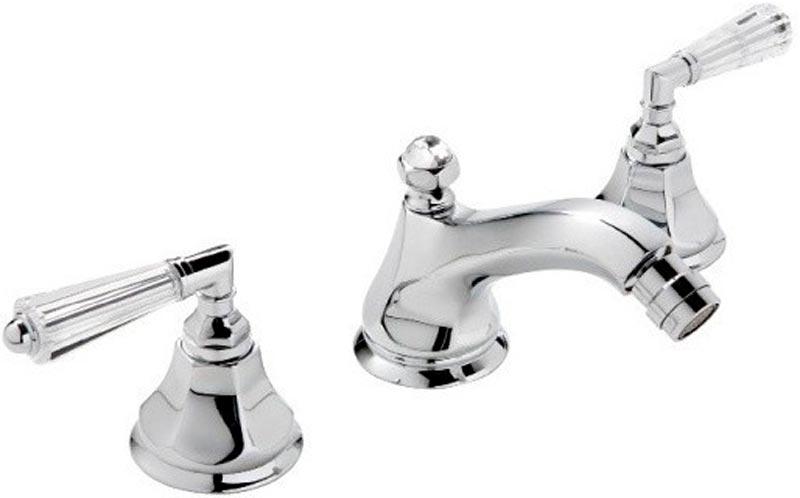 Смеситель для биде, на 3 отв., с д/к, (цв. блестящий никель), Teide ZZ