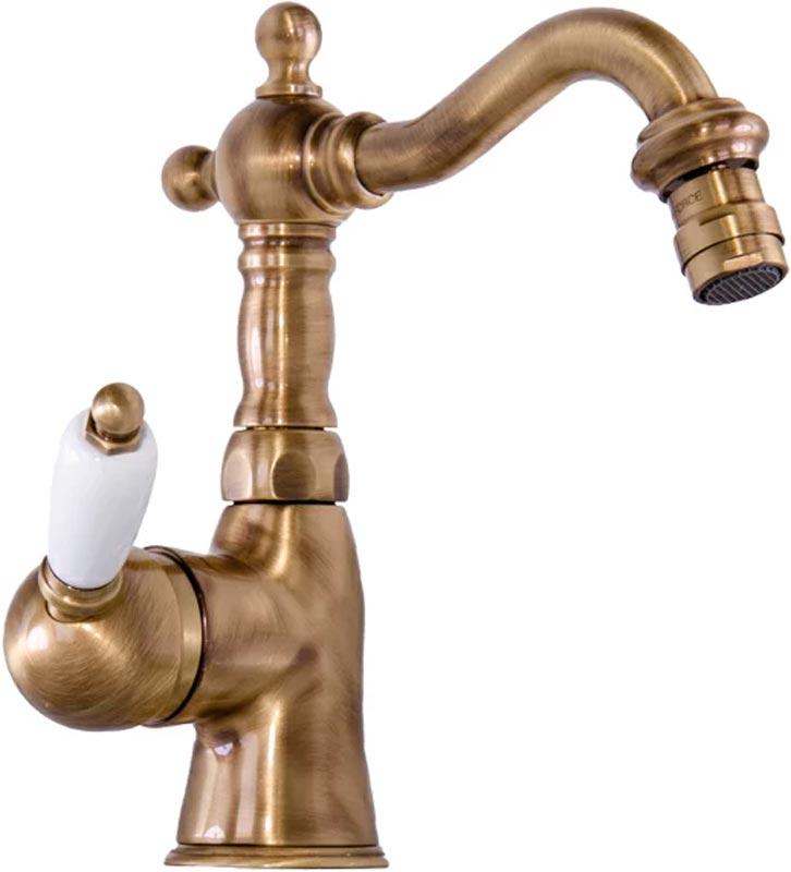 Смеситель для биде, с д/к, поворотный излив, (цв.бронза), Orta ZZ