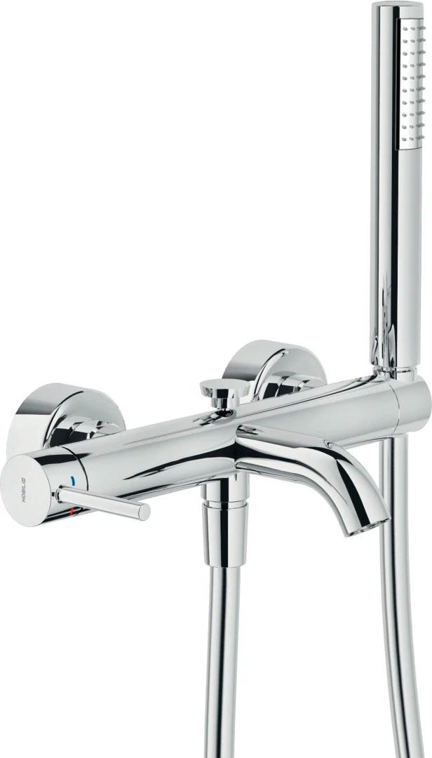 Смеситель для ванны/душа, короткий излив, с установочным комплектом и аксессуарами, хром, Acquerelli ZZ