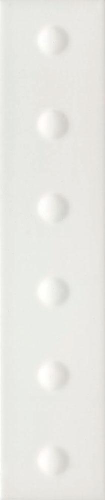 Медина 1 белый матовый структура 6x28,5x1