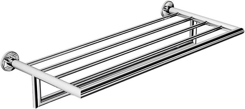 Полка для полотенец 65,5х26,5хh14,5см, (цв.хром), Plaza ZZ
