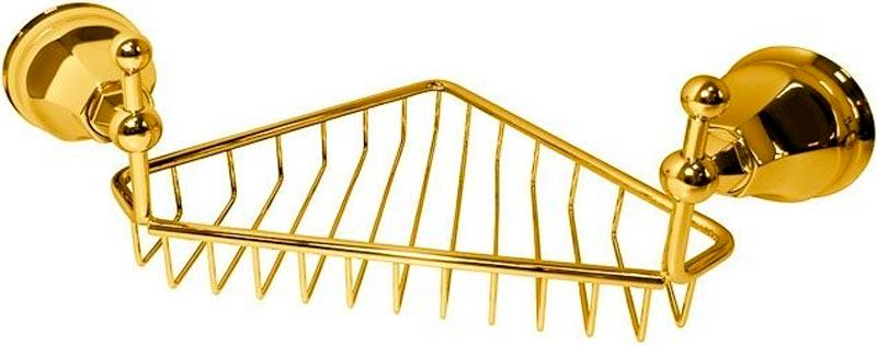 Полочка-решётка угловая 22х22см, (цв.Ottone Grezzo латунь матов.), CLASSICA  ZZ