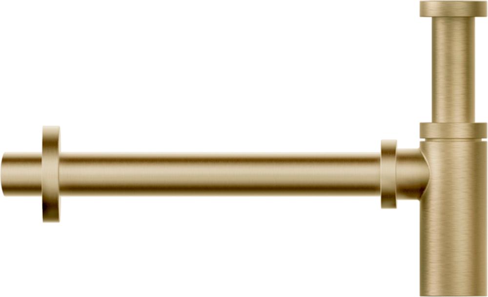 Сифон для раковины округлый, 1 1/4, (цв. Brushed Brass PVD), Gessi ZZ