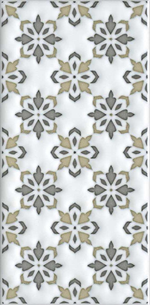 Декор Клемансо орнамент ZZ|7.4x15