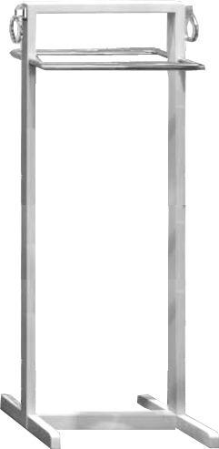 Полотенцедержатель напольный 45х34хh115см, (цв. Bianco Lucido / хром), Oasis ZZ