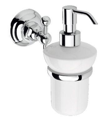 Дозатор настенный (цв.хром/керамика), Classica ZZ