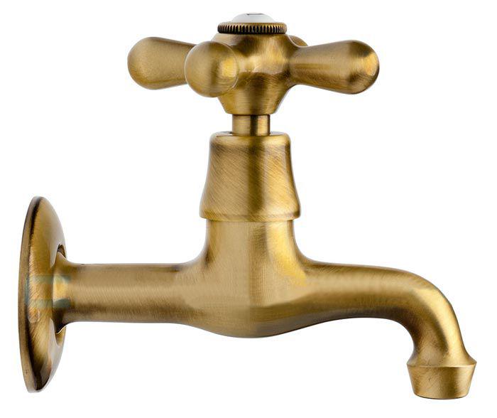 Кран одновентильный, удлинённый, 125мм, (цв. хром, ручка Nuova Brenta), Classico ZZ