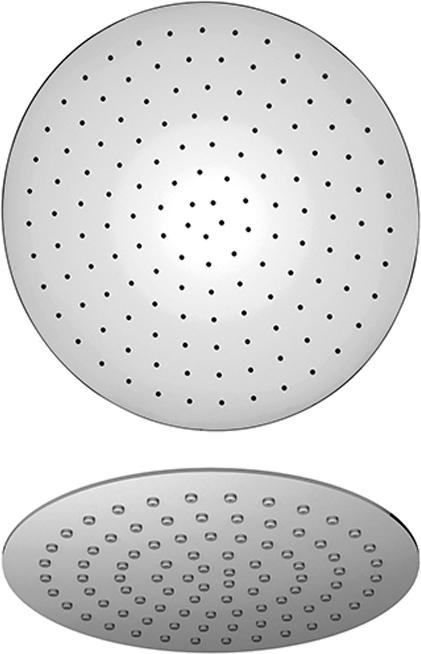Душ верхний, стационарный, круглый, ультратонкий, 300мм, G 1/2, антикальц., (нерж.сталь), Paini ZZ