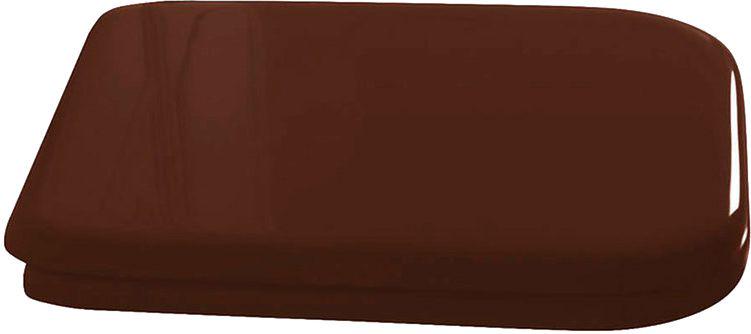 Сиденье для унитаза, с микролифтом, (дерево цв.орех, петли цв.бронза), Waldorf ZZ