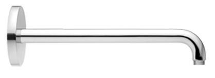 Кронштейн для верхнего душа, стеновой, 300мм, круглый, с подводом воды 1/2, (цв.хром), Paini ZZ