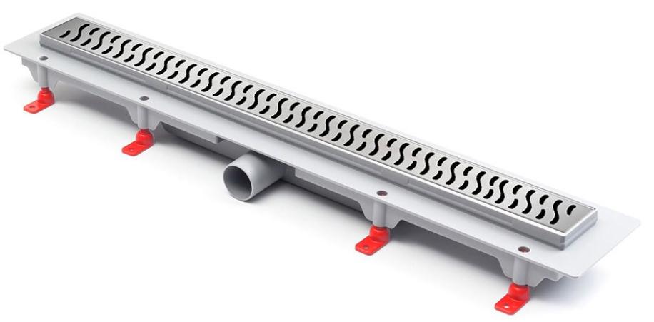 Душевой лоток с рамкой Harmony 650 мм D40, хром глянец ZZ