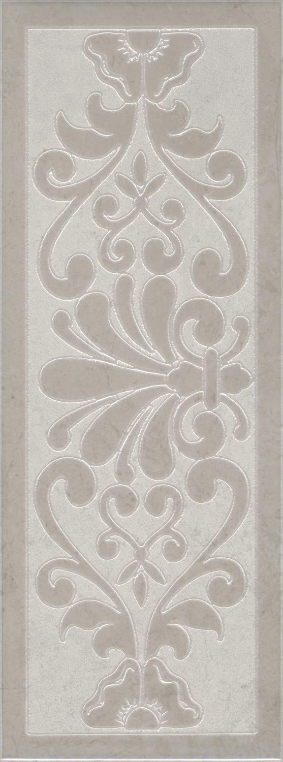 Декор Монсанту 2 серый светлый |15х40