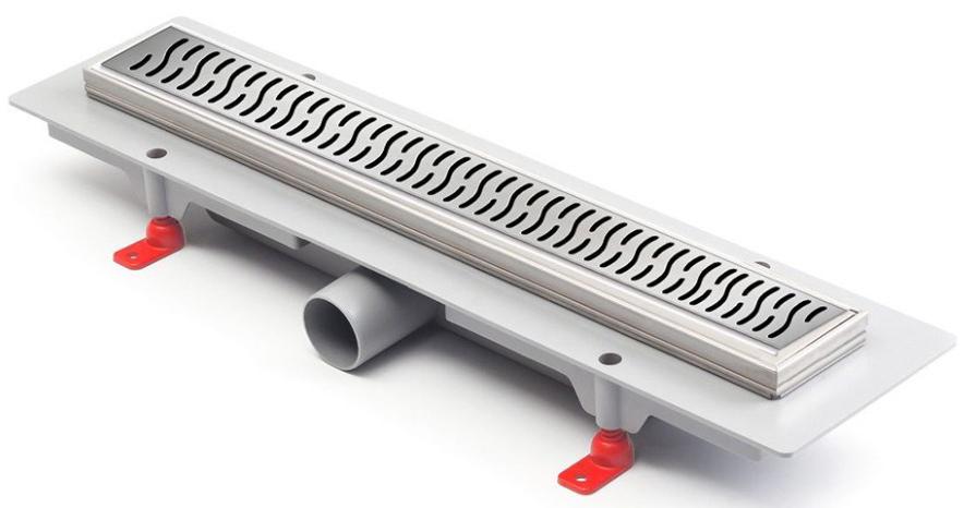 Душевой лоток с рамкой Harmony 550 мм D40, хром глянец ZZ