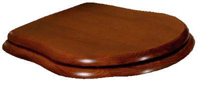 Сиденье для унитаза (цв. черешня антиквариато / петли цв. бронза), Lady XX