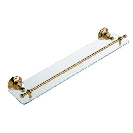 Полочка 60см, (стекло, держатели цв. бронза), Teide ZZ