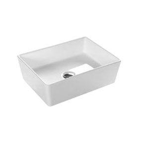 Раковина накладная на столешницу, 500х380хh155мм, прямоугольная, без отв. для смесит., Happy Hour 11:00 ZZ