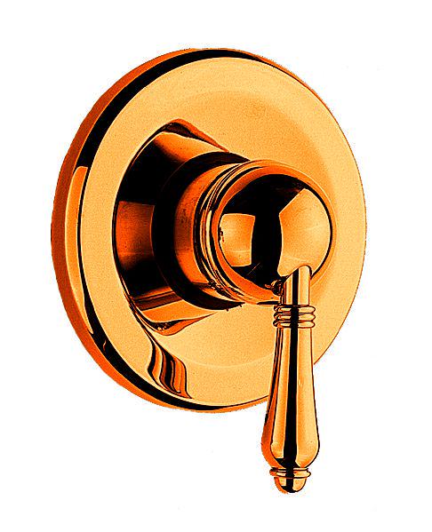 Наружная часть смес.д/д встраив. в стену, (без внутр. арт.4006), (цв. бронза, ручка El Capitan), Classico ZZ