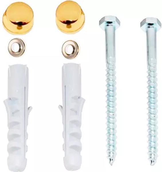 Крепеж к полу для унитаза и биде, (цв. бронза), Kerasan