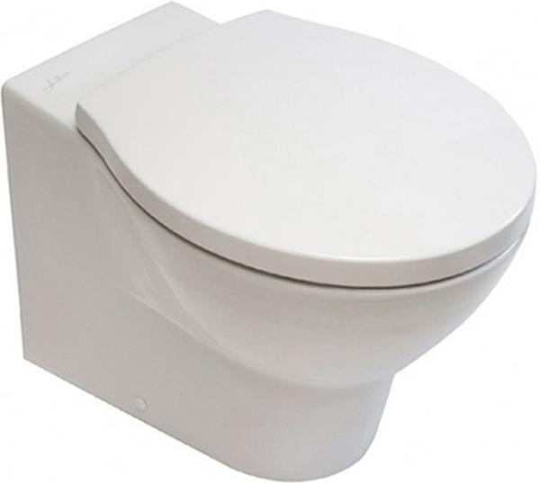 Унитаз напольный 560х360мм, для установки со скрытым в стене бачком смыва, (БЕЗ сиденья и крепл.к полу арт.Y0IQ), пласт. колен/в пол в компл., Nido ZZ