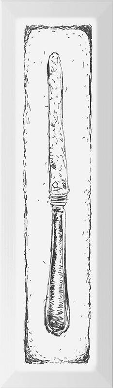 Декор Knife черный XX8.5x28.5