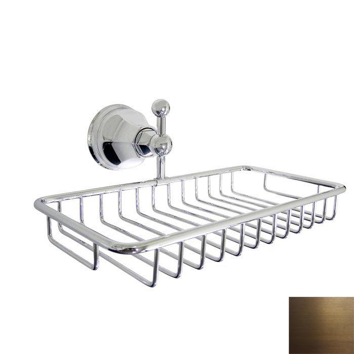 Полочка настенная (решетка) металлическая 24х19см (цв.Tuscan brass темная бронза), Teide ZZ