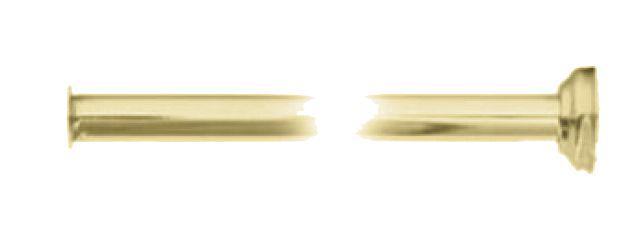 Выпуск (отвод) в стену для открытого сифона д/ванны, декор.чашка в компл., металл цв.золото, Gaia ZZ