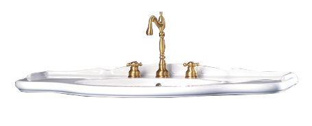 Раковина 110х60хh7см на 3 отверстия, (для тумбы арт. BArodiNO), RODI ZZ