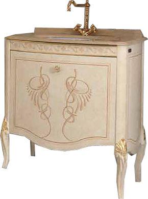 Тумба под раковину, 80,3хh84х53см, выдвижной ящик, ручка цв. золото, Hermitage ZZ