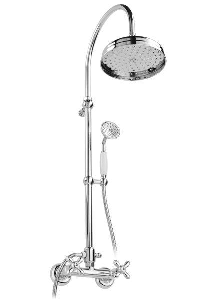 Смеситель для душа со стационарным верхним d300мм и ручным душем, (цв. хром) Avebury ZZ