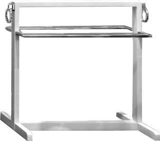 Полотенцедержатель напольный 65х34хh65см, (цв. Bianco Lucido / хром), Oasis ZZ