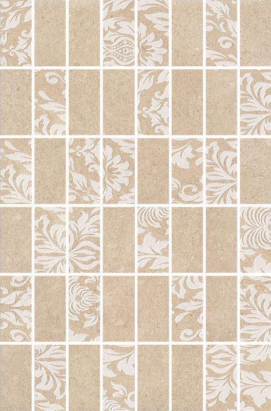 Декор Золотой пляж темный беж мозаичныйXX |20x30