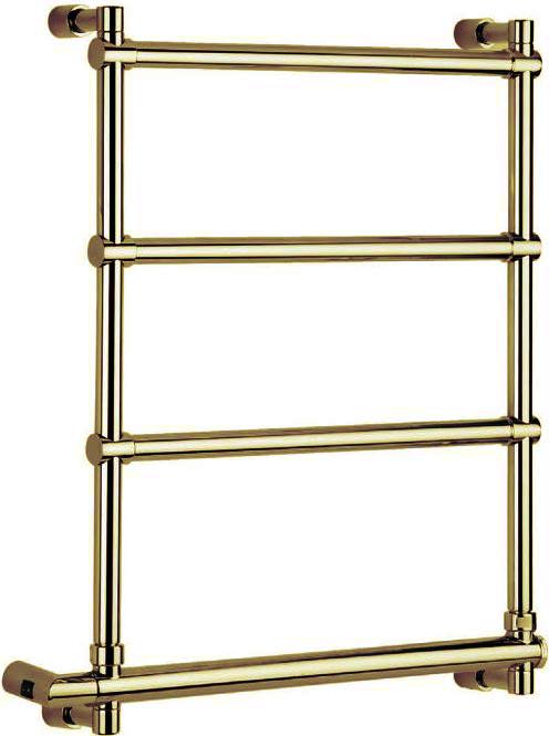 Полотенцесушитель 570(500)хh660x105мм, (эл.+Box, подключение слева!), (цв.English Gold), Margaroli ZZ