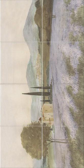 Панно Пикарди Лавандовое поле (из 8 частей 15х15) ХХ |30х60