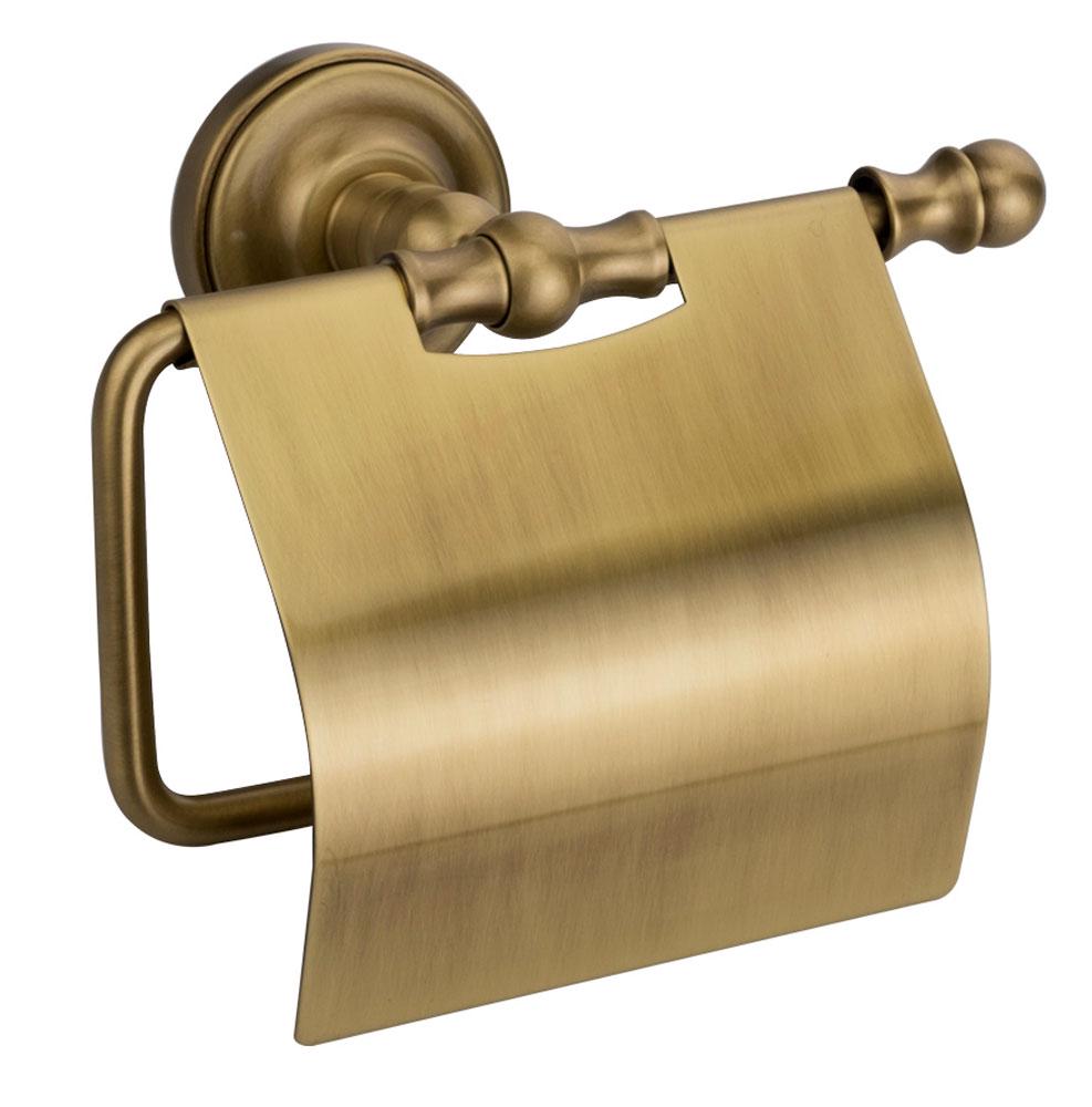 Держатель для т/б, с крышкой, (цв.бронза), Mirella ZZ