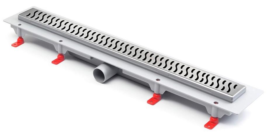 Душевой лоток Harmony 650 мм D40, хром глянец ZZ