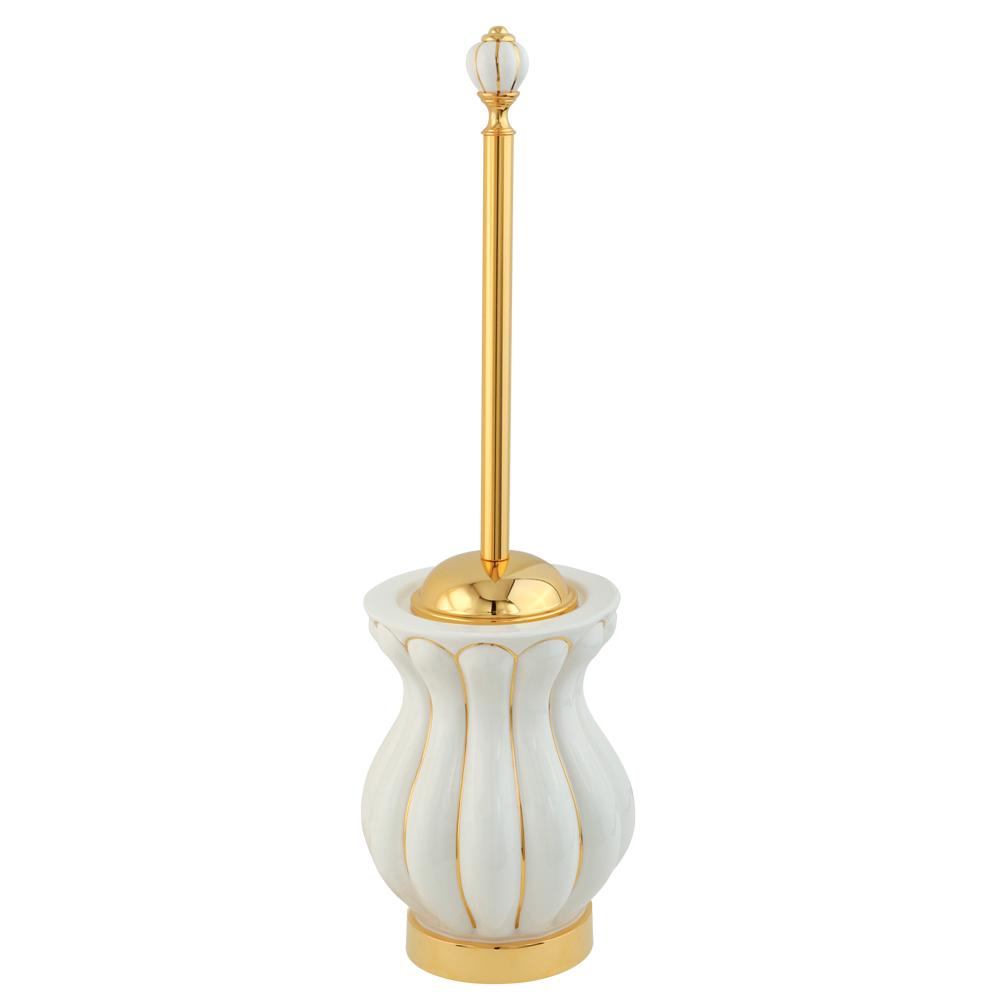 Ерш напольный, (цв.золото / керамика), Olivia ZZ