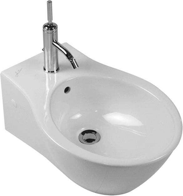 Биде подвесное 550х368мм, 1 отв. д/смес., Nido KL