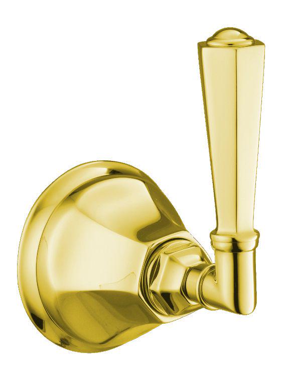 Наружная часть запорного вентиля, 3/4, (БЕЗ встраиваемой части арт.4911), (цв.гальван.золото), 05 Metal ZZ