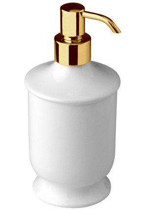 Дозатор настольный (цв. золото/керамика), Classica ZZ
